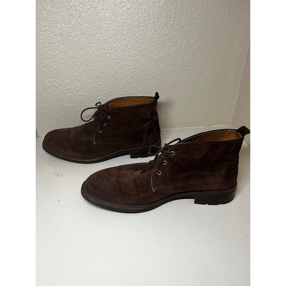 Johnston & Murphy Men’s Brown Ankle Lace Up Chukka Boots size 10.5 - Picture 6 of 7